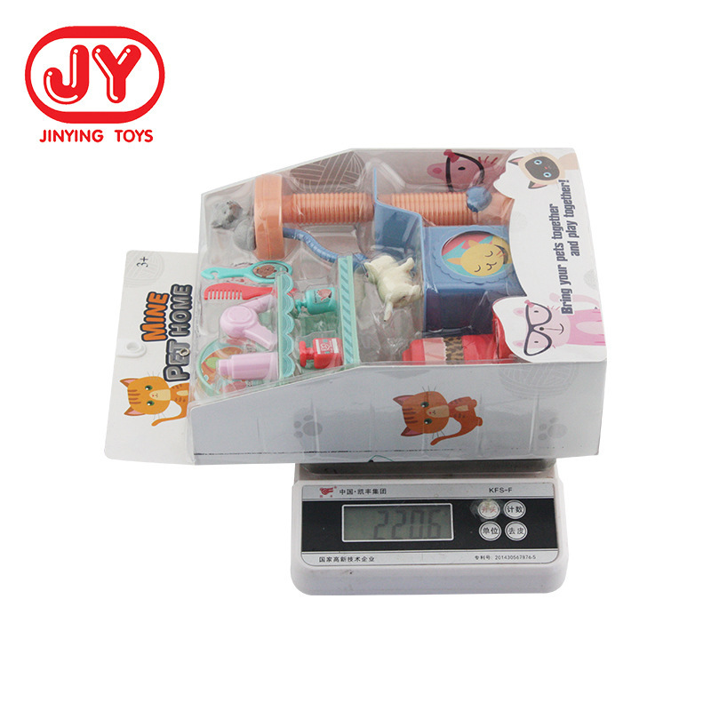 Amazon suministro niños jugar juguetes de la casa simulación gato modelado enfermería fábrica fuente al por mayor