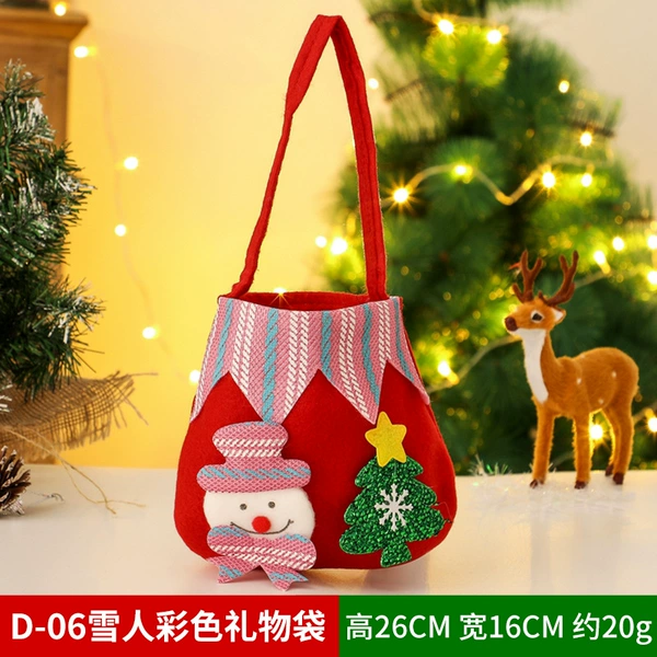 D-06 Snowman color gift bag