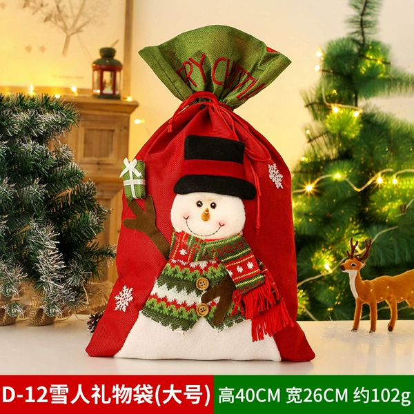 D-12 Snowman Gift Bag (Large)