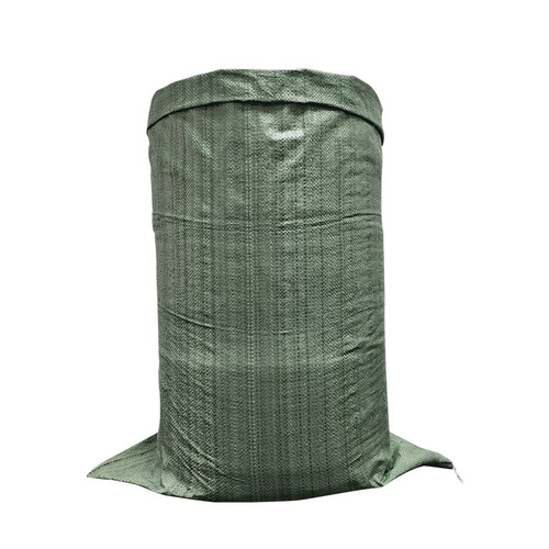 Factory green plastic woven bags for chemical building materials waste bags packing snake skin bags gunny sacks flood control woven bags