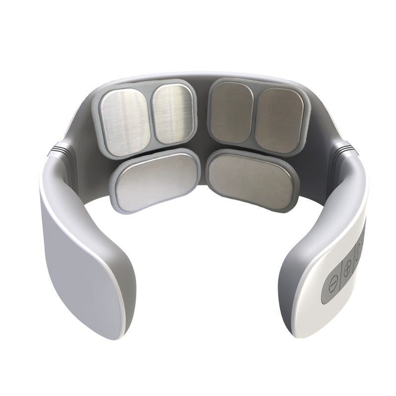 Instrumento de masaje hombro y cuello mejorado protector de cuello de seis cabezas pulso eléctrico hombro y cuello masajeador