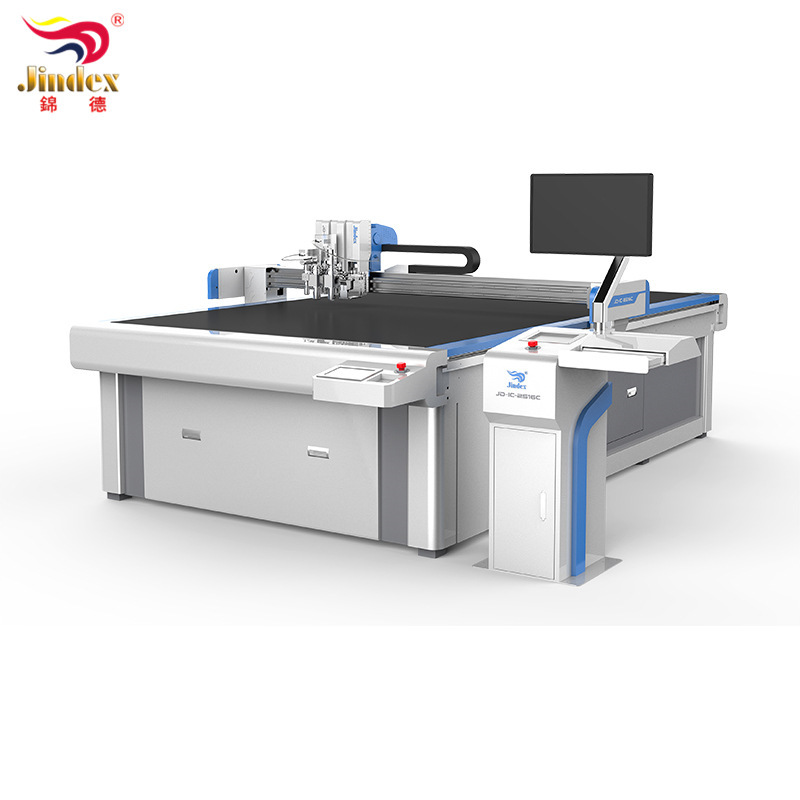 橡胶 导热硅胶片密封垫片裁剪 新材料阻燃材料布振动刀切割机