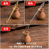Metal modern retro Chinese hairpin for elderly, hairgrip, simple and elegant design, wholesale