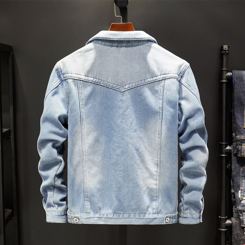 Invierno forrado de lana engrosada abrigo de mezclilla de los hombres de estilo coreano abrigo de mezclilla marca de moda Denim Top chaqueta casual de los hombres al por mayor