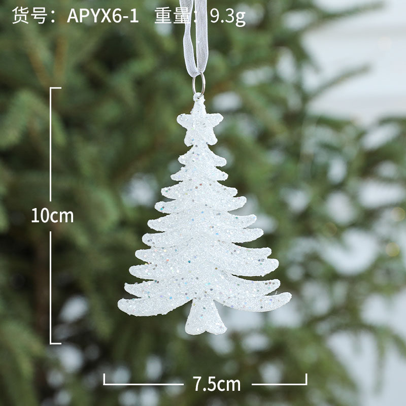Colgante en forma de árbol blanco/pieza/9,3G