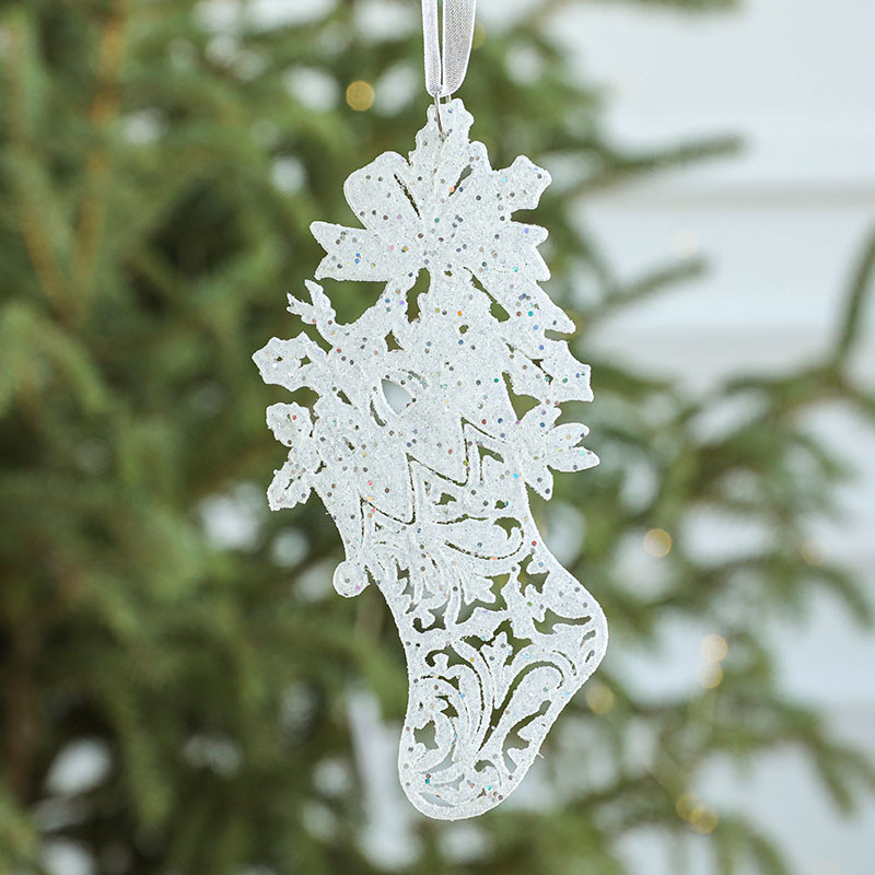 Adornos navideños decoración navideña polvo de plástico colgante pequeño angelito árbol de Navidad colgante traje pequeños accesorios
