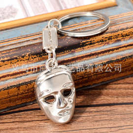 义乌丽丰厂家定制意大利旅游纪念品 面具金属钥匙扣 YD-0001