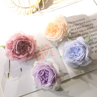 High -quality simulation Baoxin Paeona Lunar Flower Head New Manufacturers Wholesale Simulation Peony Flower Wall Wall DIY