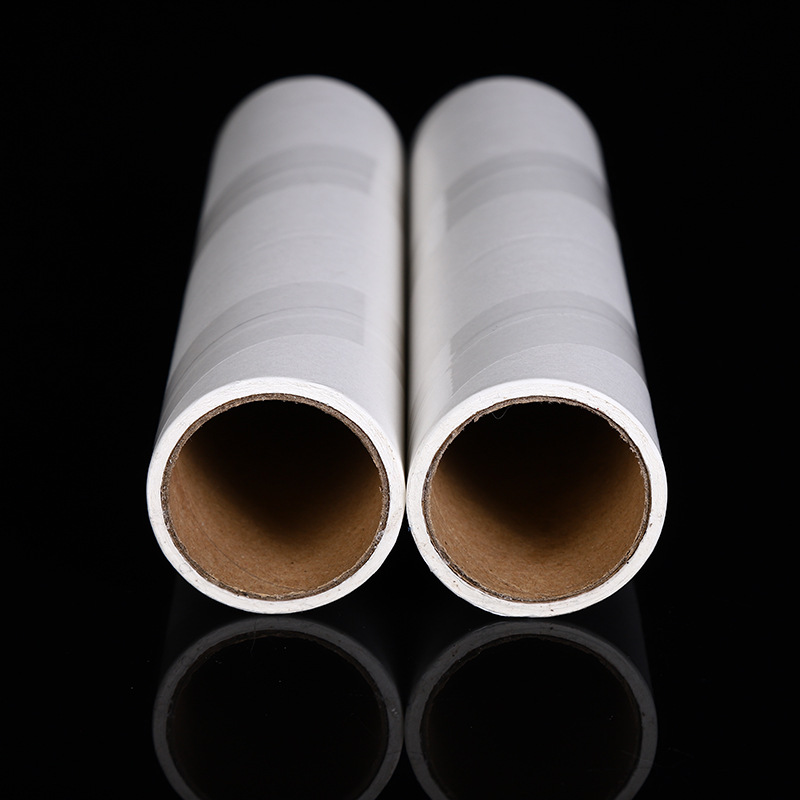 Rodillo de papel pegajoso desgarrable Dispositivo de pegado del pelo del animal doméstico Dispositivo de pegado ropa del hogar cepillo de rodillo rollo de papel reemplazable