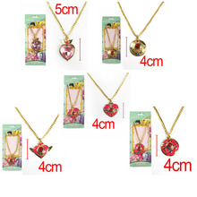 动漫美少女战士粉色心形挂件天使宇宙月水晶合金项链小礼品