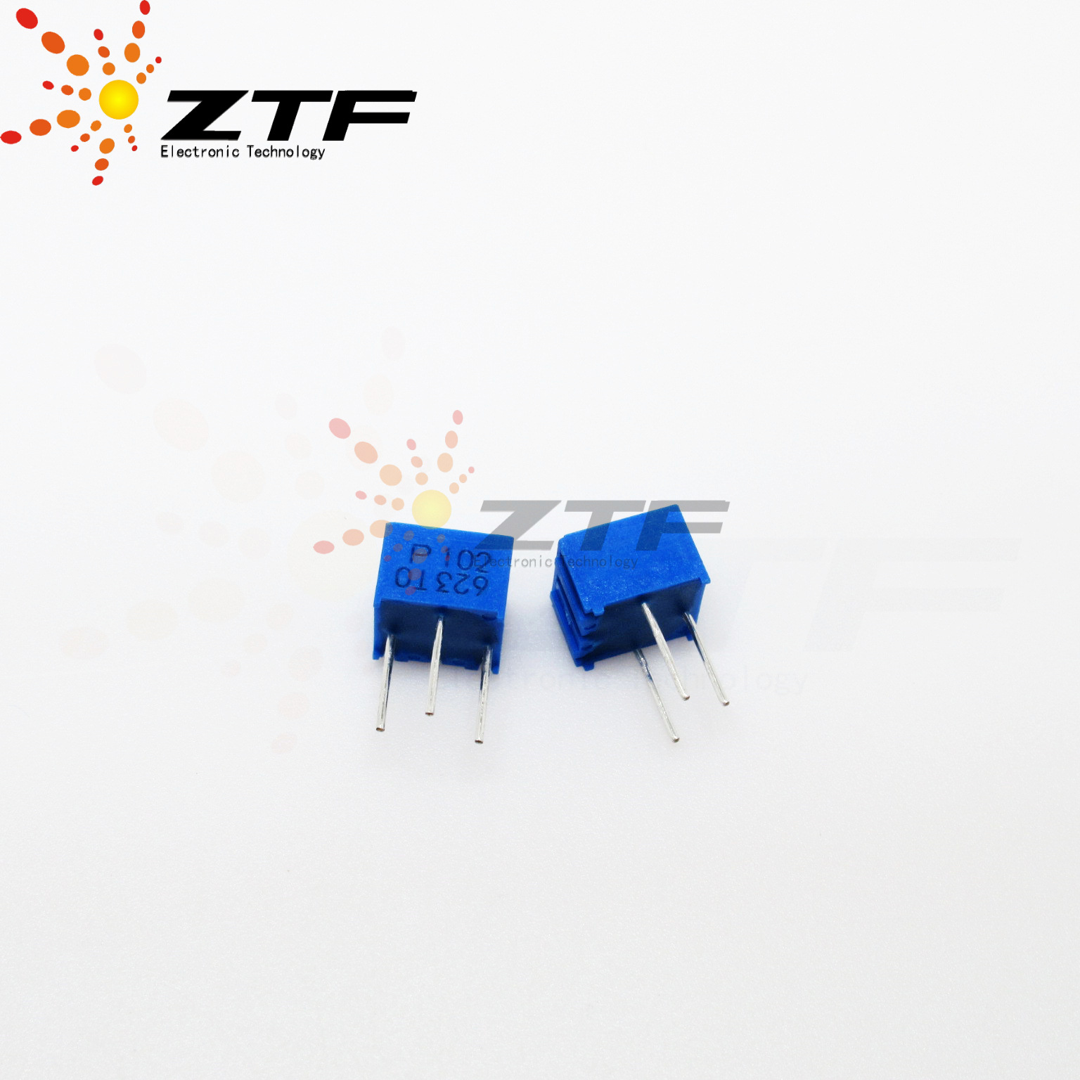 BOURNS电位器精密可调电阻3362p-1-102LF（1K）开关电位开关旋转