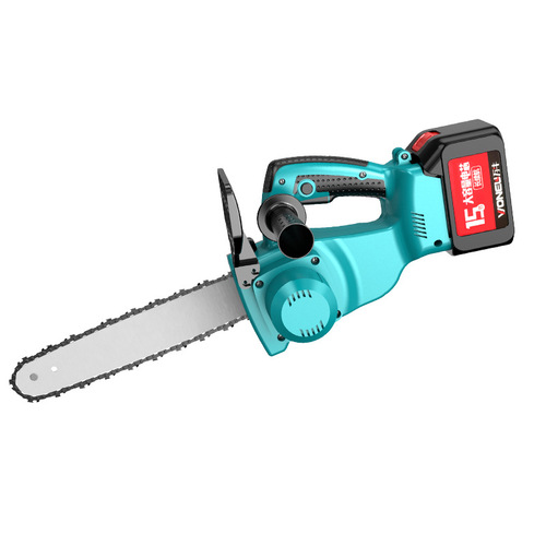 Wanniu wireless chain saw outdoor garden chainsaw logging saw rechargeable one-hand saw household brushless electric chain saw