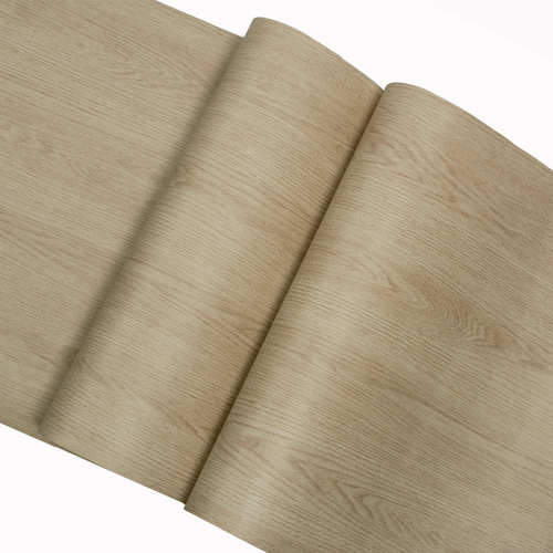 Extra thick PVC wood grain wallpaper decorative film Korean self-adhesive flame retardant Boeing film showcase exhibition renovation stickers
