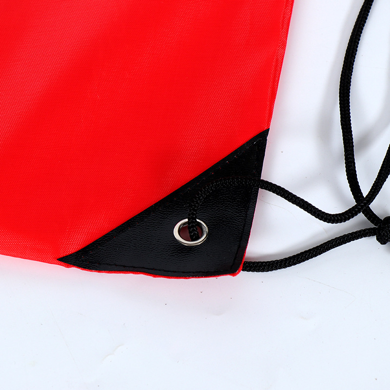 Bolsa de cordón al por mayor en stock impresión en color bolsa de almacenamiento de publicidad Mochila De estudiante cordón de poliéster bolsa de cordón logotipo personalizado