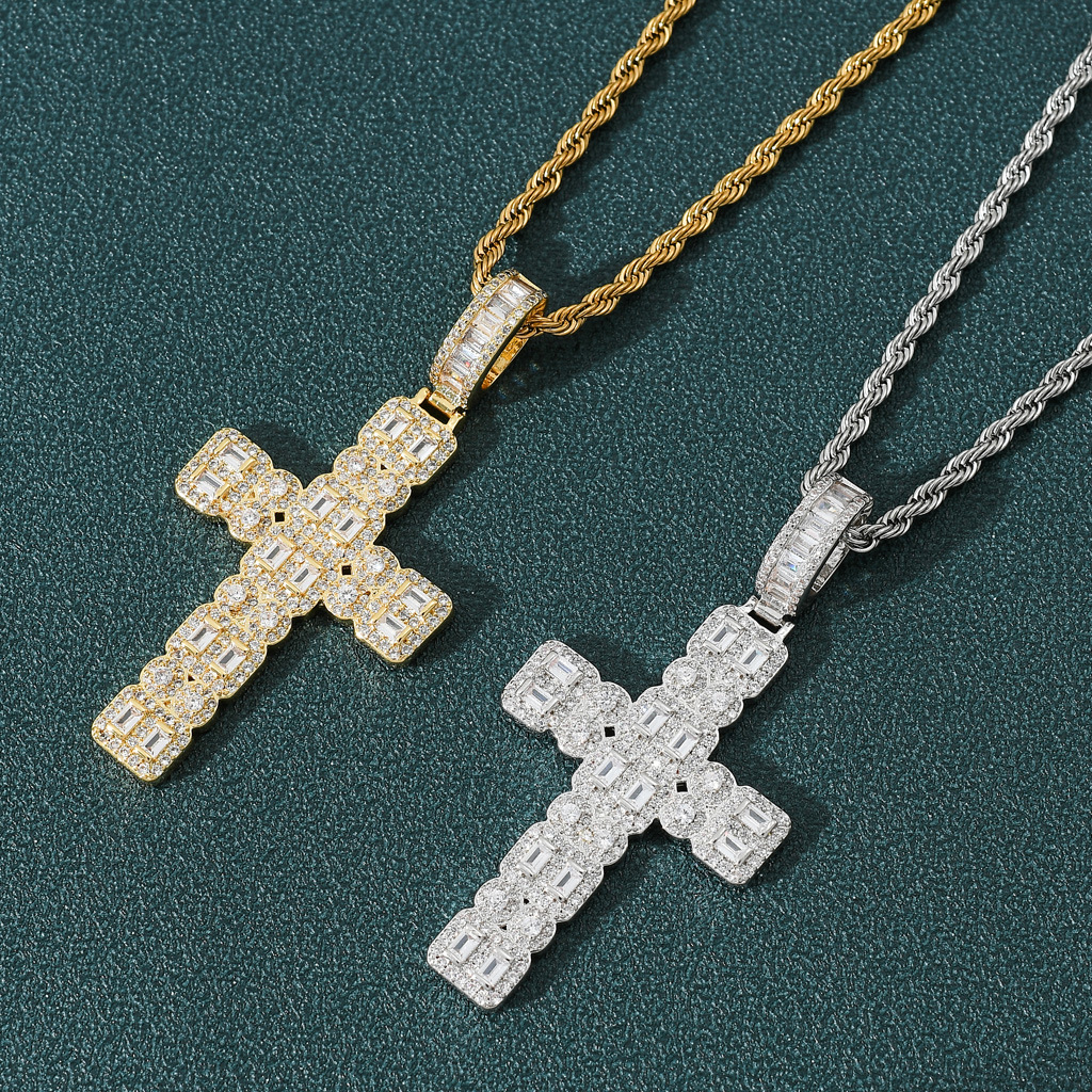 men's brand pendant with zircon hip-hop style
