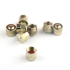 Copper car tires Copper valve stem caps Valve covers Valve covers Automotive parts Nickel-plated caps