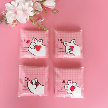 可爱熊爪包装化妆棉精致小巧随身携带 薄款清爽干净卸妆棉