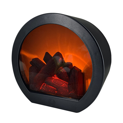 New style simulation fireplace light for home decoration, retro flame light wall-mounted furnace with smart switch, craftwork decoration, manufacturer.