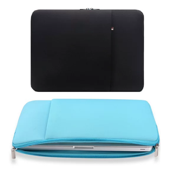 Shockproof and Anti-Fall Cotton Multi-Flap Pocket Pants Protective Cover Suitable for Apple Huawei Clutch Bag 13inch Laptop Sleeve Bag