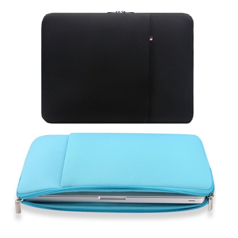 Shockproof and Anti-Fall Cotton Multi-Flap Pocket Pants Protective Cover Suitable for Apple Huawei Clutch Bag 13inch Laptop Sleeve Bag