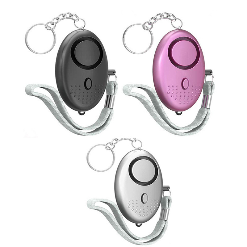 Alarma Personal de Autodefensa 140 dB con Llavero e Iluminación para Mujeres y Niños