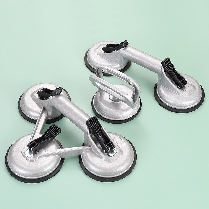 Venta directa de fábrica tres-garra dos-garra azulejo de vidrio de acero inoxidable lechón titular sitio de manejo herramienta