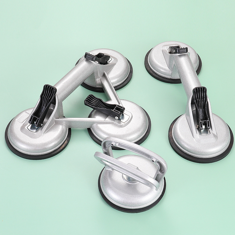 Venta directa de fábrica tres-garra dos-garra azulejo de vidrio de acero inoxidable lechón titular sitio de manejo herramienta