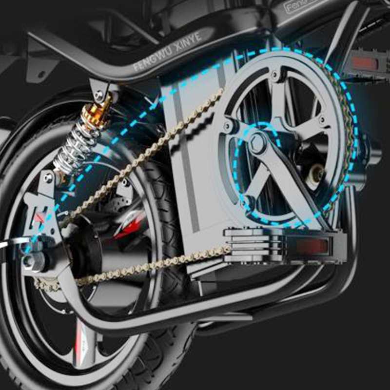 Electric folding bike