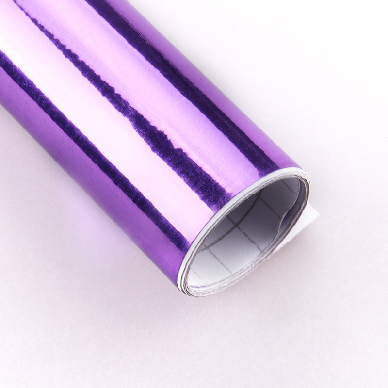 一休クロスボーダー爆品自動車改色膜クロムメッキ鏡面フィルム家具壁面メッキシール8色|undefined