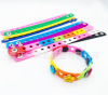 Silica gel bracelet, decorations, 21cm, 20 colors