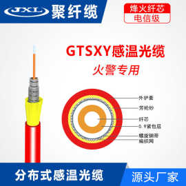 感温光纤单模管道测温分布式铠装多模光纤缆温测温光缆1芯2芯光缆