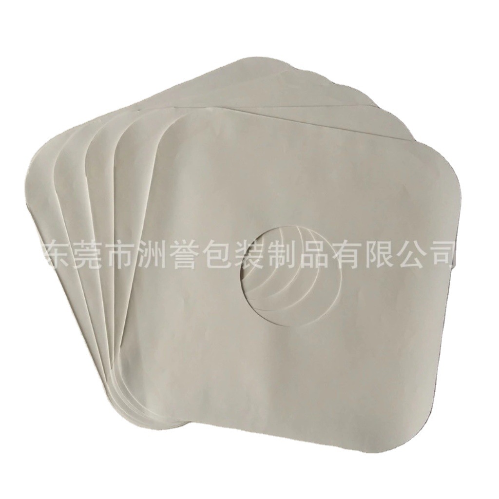 Bolsa de disco de vinilo LP de 12 pulgadas papel kraft blanco bolsa de protección de registro de esquina redondeada bolsa de almacenamiento de eliminación de estática a prueba de polvo al por mayor
