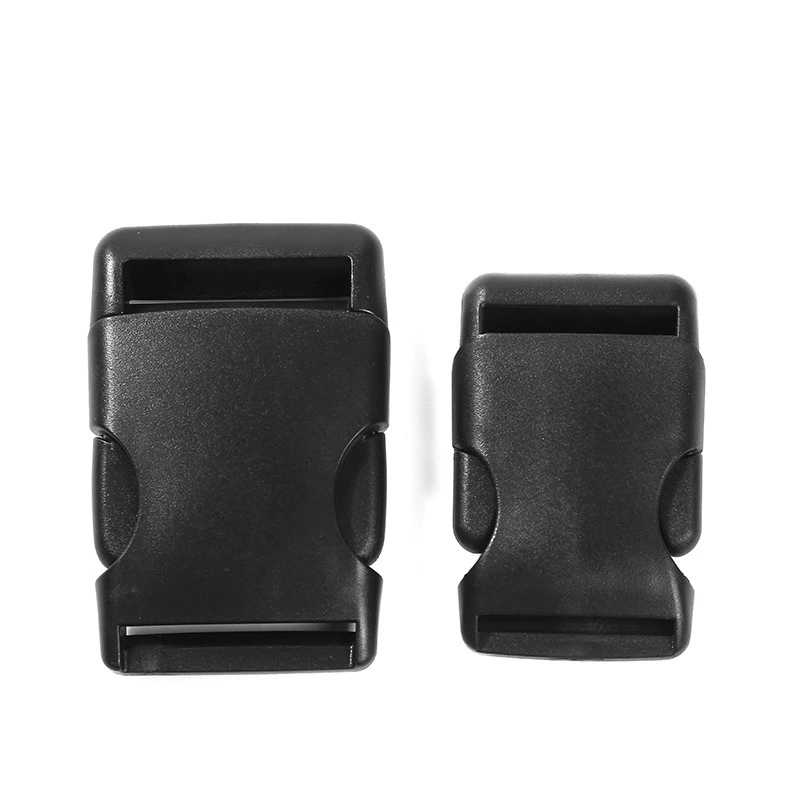 Фабрика 20 ~ 51 мм черная пластиковая пряжка безопасности Рюкзак регулировка пряжка сумка Пряжка рядом с пряжкой открытая Пряжка оптом