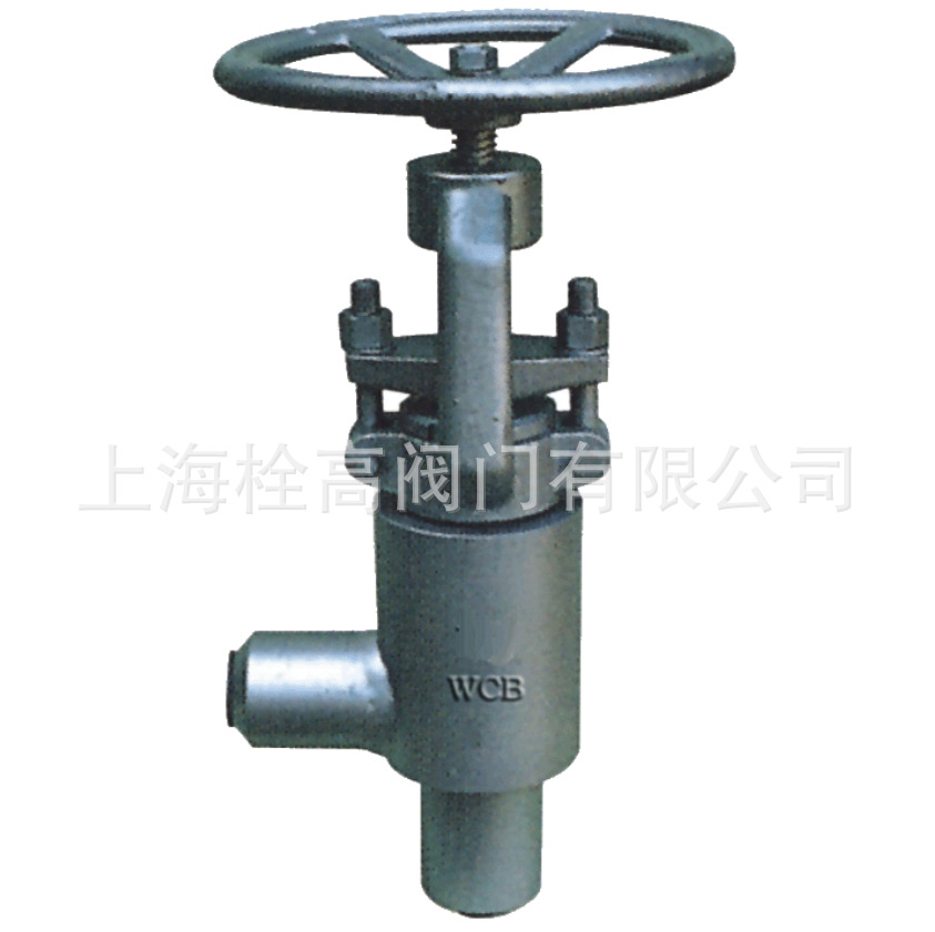 厂家供应 高温高压焊接角式截止阀 J64Y-320铬钼钢电站高压截止阀