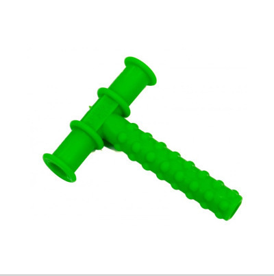 T-shaped teether gum stick speech and oral muscle training tool children's rehabilitation Down's autistic tooth correction