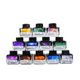 Ostrich non-carbon color ink gold powder pen ink hand account diary set birthday gift color ink