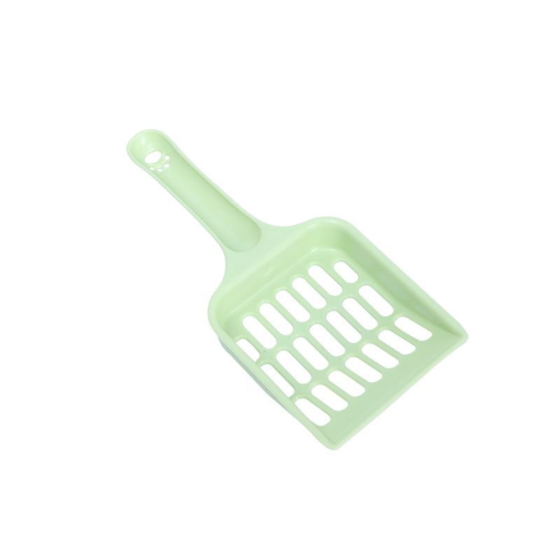 Caja de arena para gatos para mascotas pala de apoyo pala de plástico económica pala de arena para gatos pala de limpieza cuchara de plástico pala de heces de gato