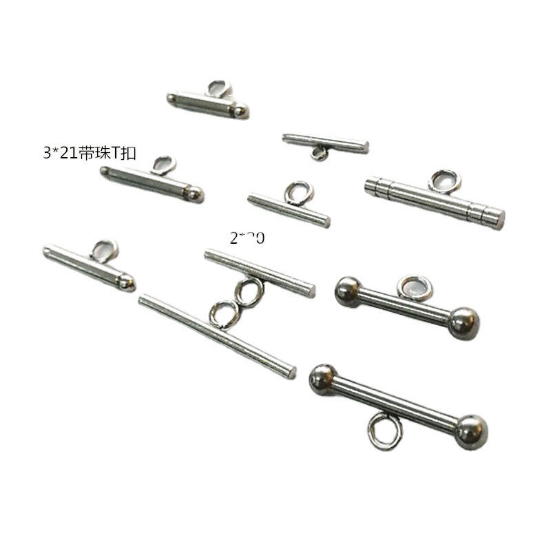 Spot supply stainless steel buckle otbuckle bracelet buckle bone bar T DIY accessories
