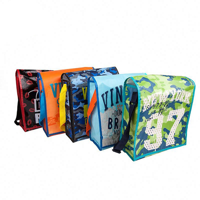 厂家手提编织袋彩印覆膜编织袋 广告编织袋印花PP编织袋批发