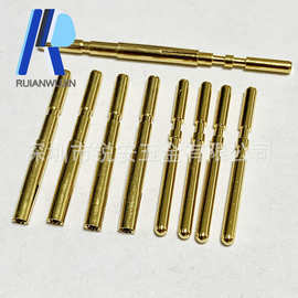连接器公母插针 1.5开槽公母铜针 pcb插板端子 线路板铜针 pin针