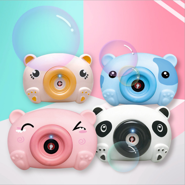 Electric bubble machine