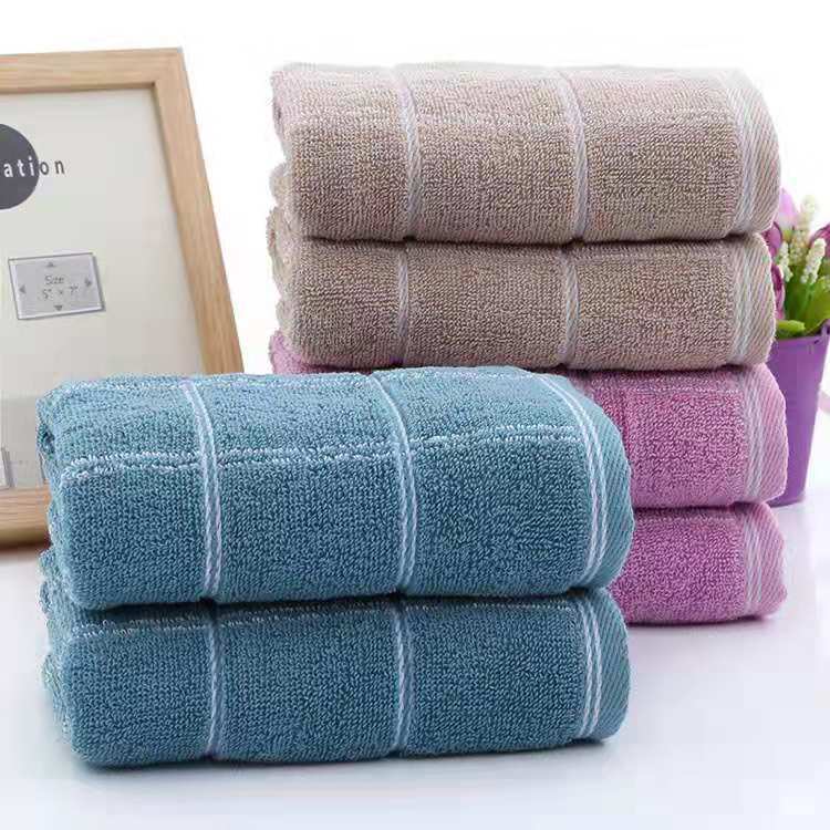 Pure Cotton Towel Manufacturer Wholesale Absorbent Towels for Home Daily Use, Pure Cotton Face Towels, Gift Embroidery Logo