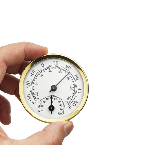 Cross-border household indoor thermometer mini electronic hygrometer battery-free pointer type high-precision instrument tool