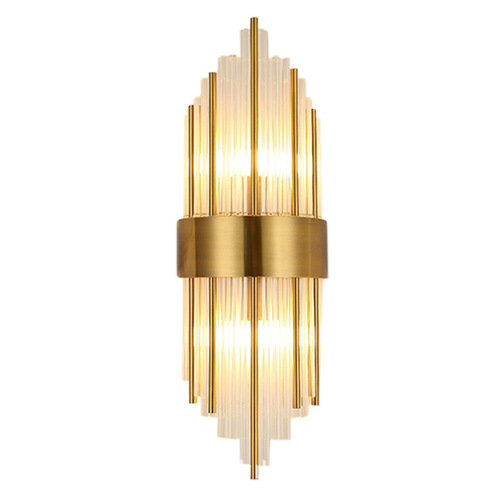 Modern light luxury crystal creative wall lamp Nordic bedroom bedside lamp simple personalized hallway stair wall lamp