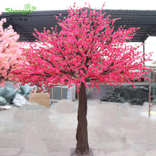 仿真桃花树真杆木桃花树仿真花树室外造景假桃花树商场造景桃花树