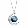 Accessory, pendant, suitable for import, with gem, European style, wholesale