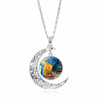 Accessory, pendant, suitable for import, with gem, European style, wholesale