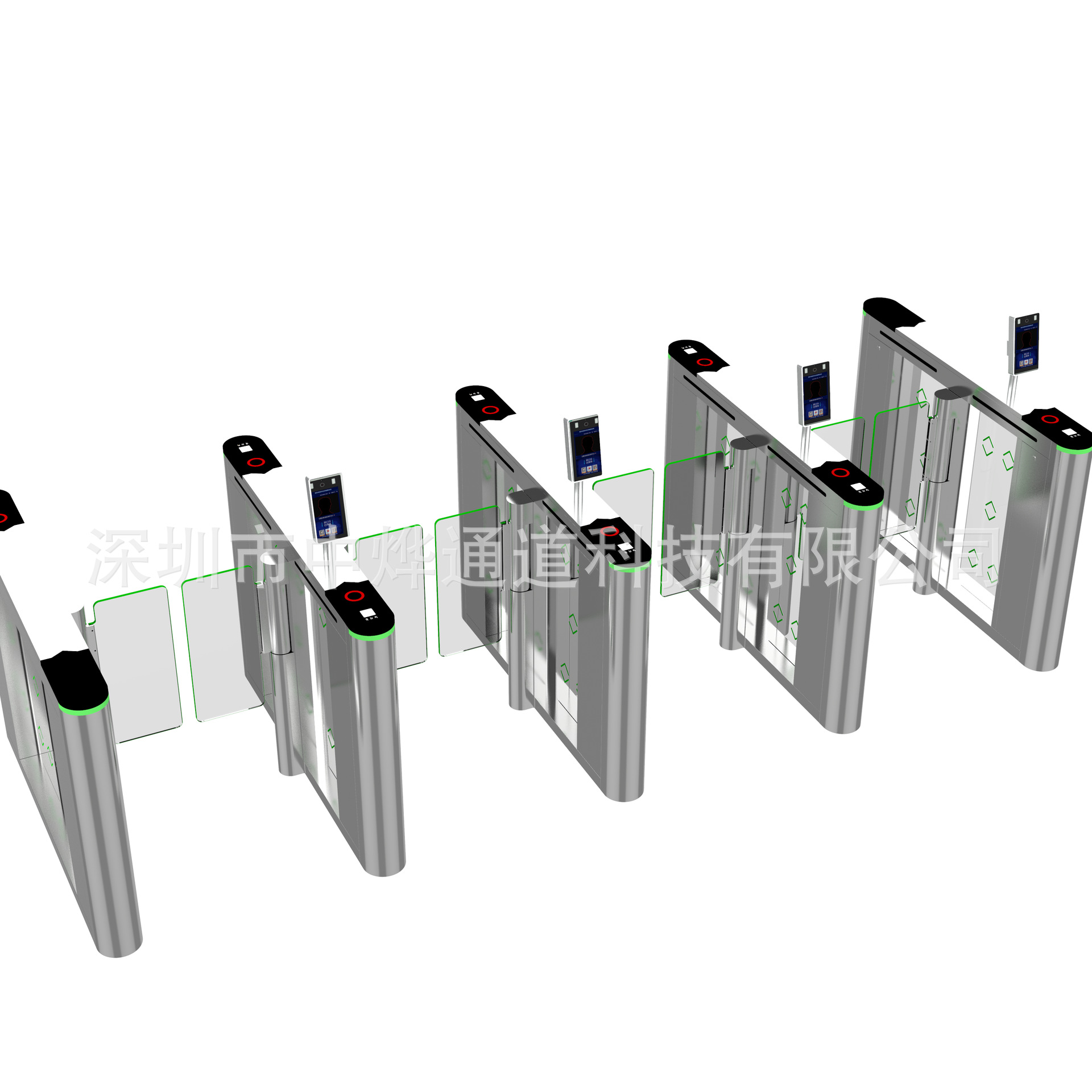 身份证门禁机 二维码门禁系统   人证比对闸机