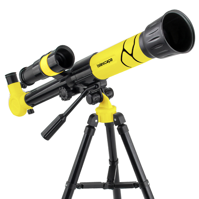 Experimento de ciencia para niños telescopio astronómico de nivel de entrada HD telescopio de visualización de estrellas juguetes interiores y exteriores exportación