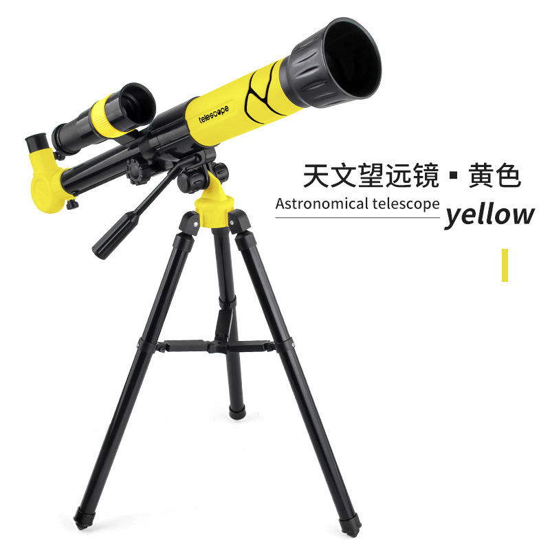 Experimento de ciencia para niños telescopio astronómico de nivel de entrada HD telescopio de visualización de estrellas juguetes interiores y exteriores exportación